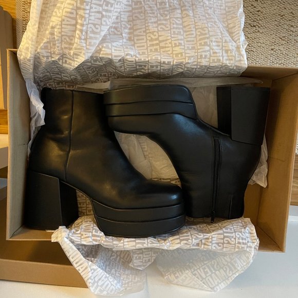 Women's Steve Madden VIPER Black Boot (Size 11) - Picture 3 of 9